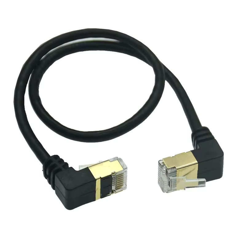 UXG Ethernet-Netzwerkkabel RJ45 CAT6-CAT7e UTP Patchkabel Schwarz, Länge: 1 m - Bild 2