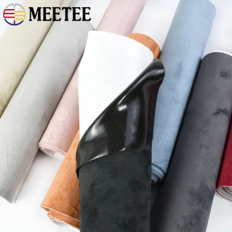 Meetee Selbstklebender Stoff in DarkGray aus Kunstleder und Wildleder für DIY-Besatz und Auto-Innentüren, B/H: 20 x 30–100 x 143 cm - Bild 3