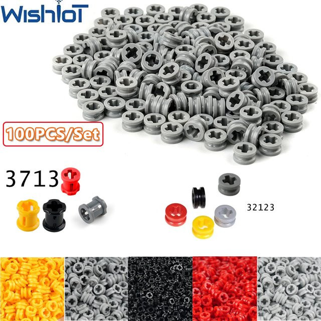 wishiot Buchsen-Technik Bausteine Teile, Zubehör, 100-teiliges Set - Bild 1