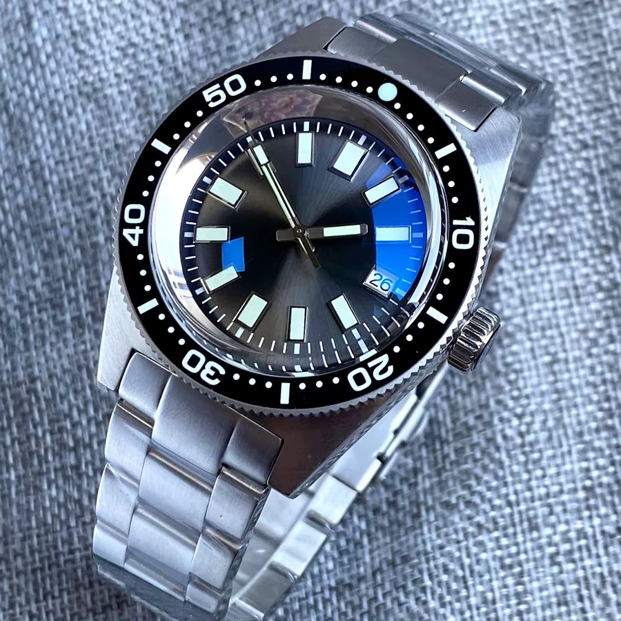 Tandorio Armbanduhr, Automatik, Edelstahl, Saphirglas, Schwarz, Herren - Bild 3