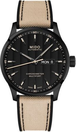 Mido Armbanduhr Automatik, Edelstahlgehäuse, 42 mm, Herren, Schwarz - Bild 1