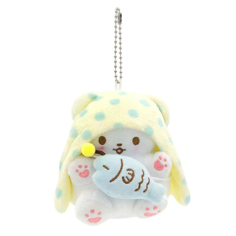 E-STRONG Sanrio Decke Bär Plüsch Schlüsselanhänger, Bunt / Mehrfarbig - Bild 1