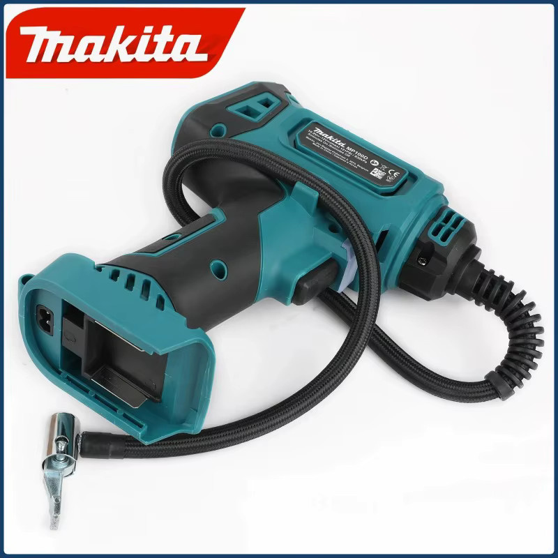 Makita Elektrische Luftpumpe Inflator als automatischer Luftkompressor für 18V Akku in Petrol - Bild 3