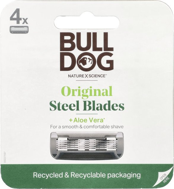 Bulldog Skincare For Men Rasierklingen Nachfüllpackung, 4 Stück - Bild 1