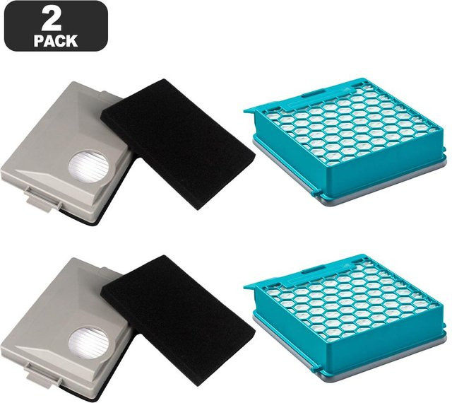 Miele Aktivkohlefilter für Boost CX1, 2 Sets, Grau, Modellnummer 11639240 - Bild 1
