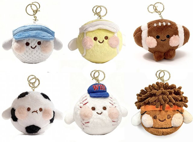 RCDRIFT Fußballpuppe, Basketball-Plüschtier, 10 cm, Plüsch / Textil - Bild 1