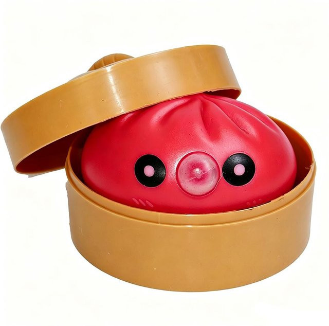 Blasen spuckende Teigtaschen-Glitzer-Teigtaschen-Squishy, 1-6 Stück, mit Box, Sensorisches Quetschspielzeug zur Stressbewältigung - Bild 1