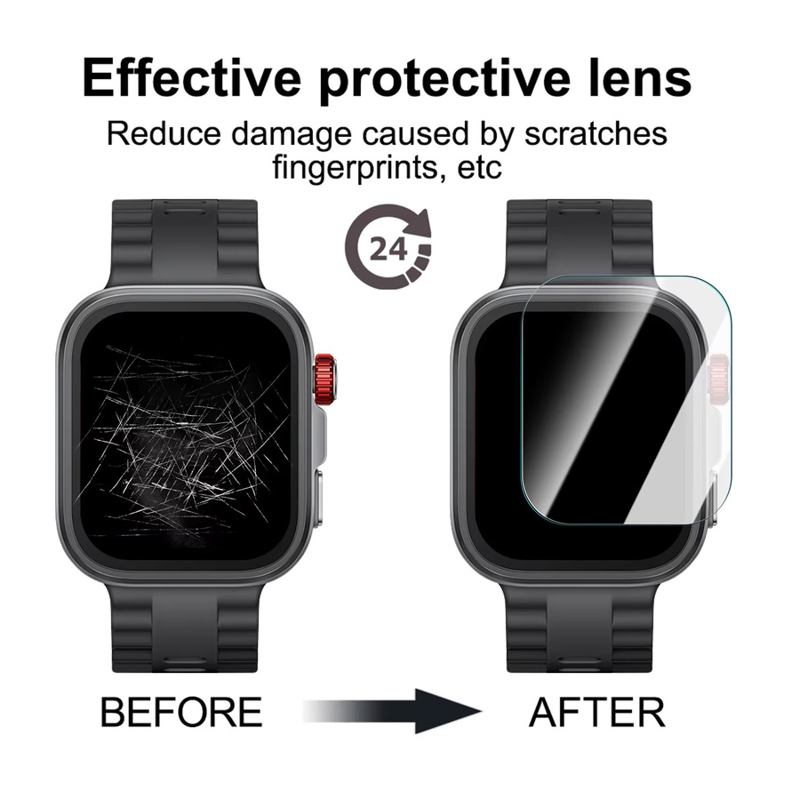 Displayschutzfolie Huawei Watch Fit 4 Pro, transparent - Bild 4