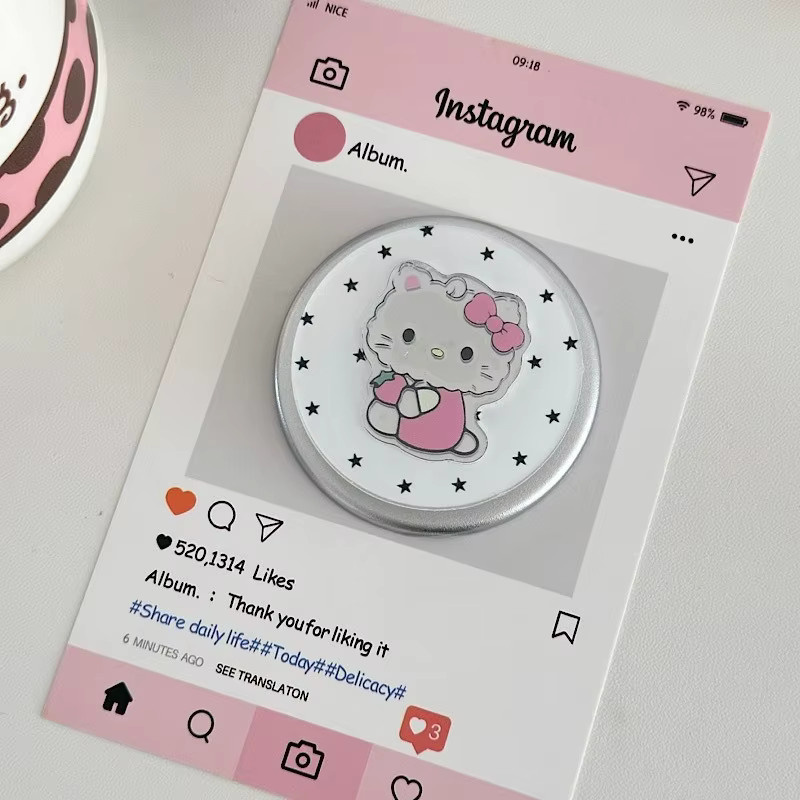 Sanrio Hello Kitty magnetische Telefonhalterung für Samsung S26 Ultra, 360 Grad drehbarer und faltbarer Ständer für Android Smartphones - Bild 2