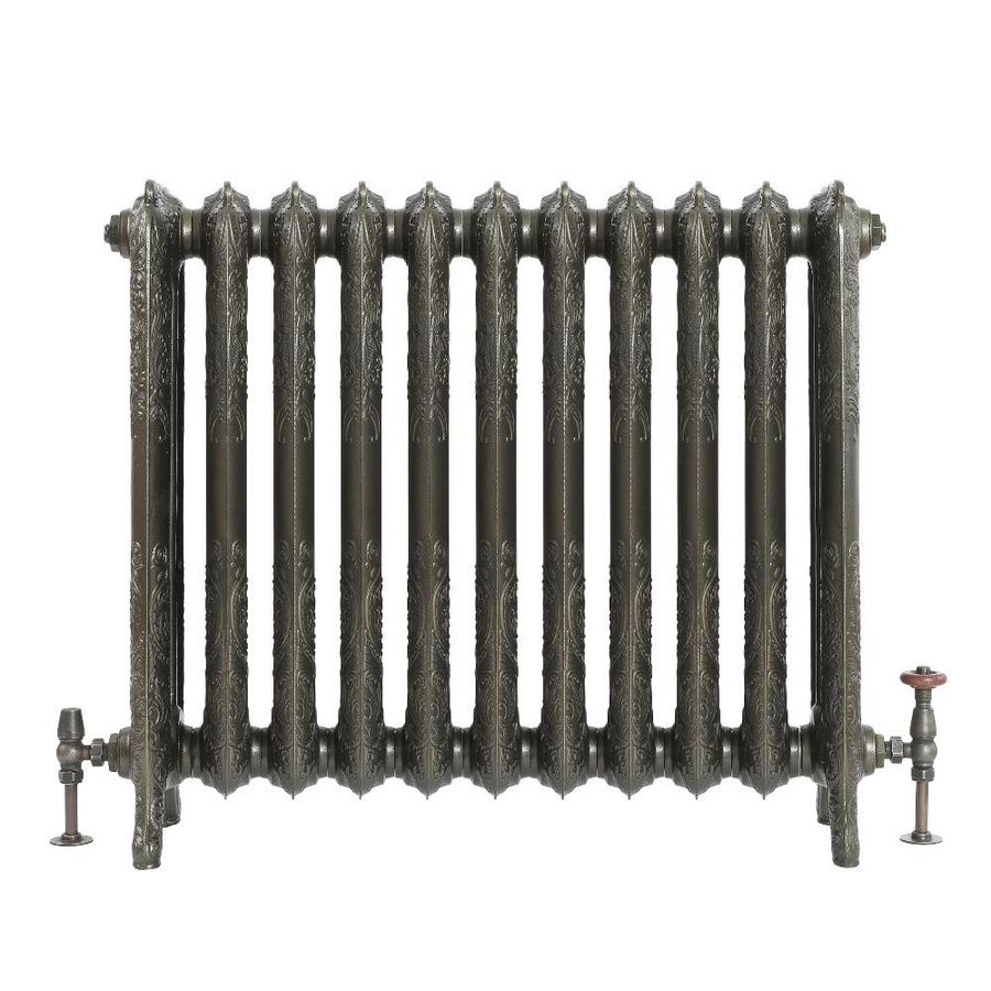 HudsonReed Gusseisenheizkörper Charlotte in Antik Messing, B: 76,8 cm, H: 90,4 cm - Bild 1