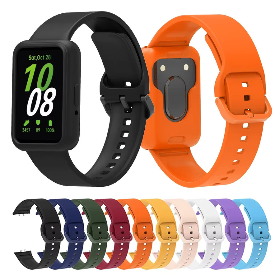 Samsung Silikonarmband für Galaxy Fit 3, Multicolor, mit Schutzhülle - Bild 2
