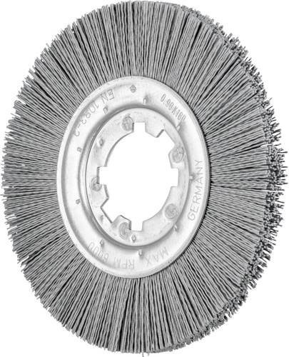 PFERD TOOLS Rundbürste RBU ungezopft, Korn 180, SiC-Filament, Grau, Durchmesser: 200 mm, Breite: 50,8 mm, Bohrung: 13 mm - Bild 1