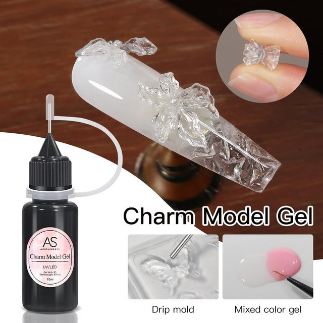 AS Nagellack Gel, 10 ml, klar, glänzend - Bild 1