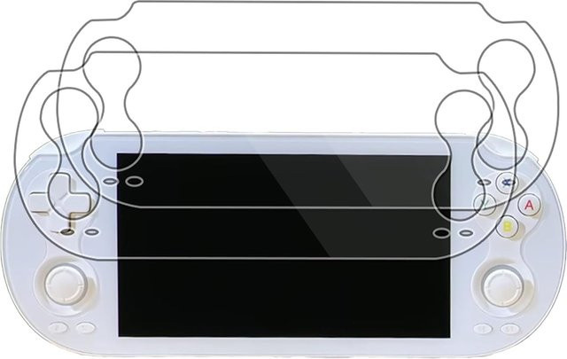 XINSLEVE PET-Displayschutzfolien für Anbernic RG Vita Pro Gaming Handheld, transparent, 2–5 Stück - Bild 1