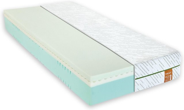 MLILY Eco Health Komfortschaummatratze in Weiß mit abnehmbarem Bezug, B/T/H: 90 x 200 x 24 cm - Bild 1