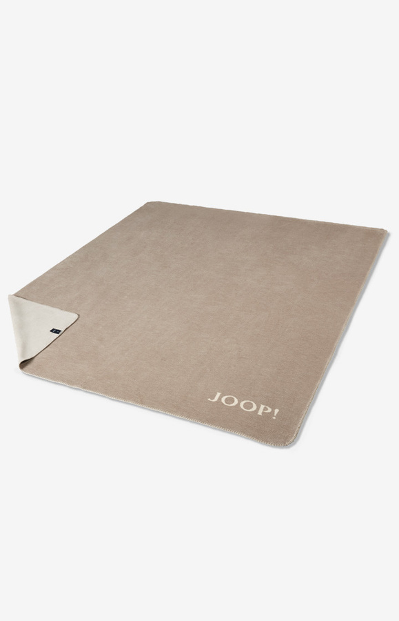 Joop Wohndecke Melange-Doubleface aus Wolle und Kaschmir in Sand/Beige, B/T: 200 x 150 cm - Bild 2