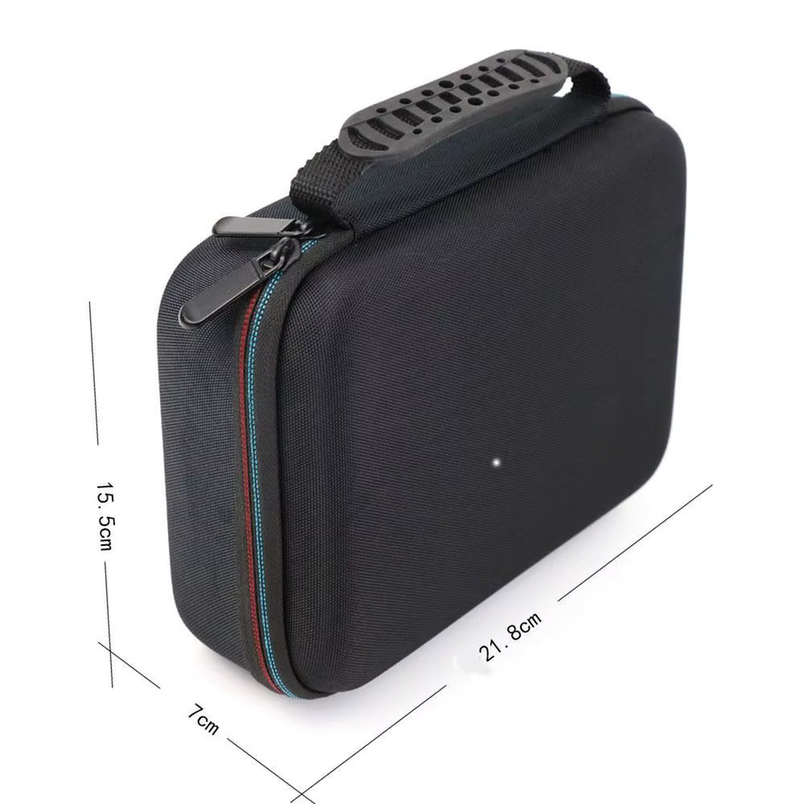 Braun Reise-Tragetasche für Rasierer, stoßfeste Aufbewahrungstasche mit Reißverschluss, Schwarz, Breite: 21,8 cm, Höhe: 15,5 cm - Bild 4