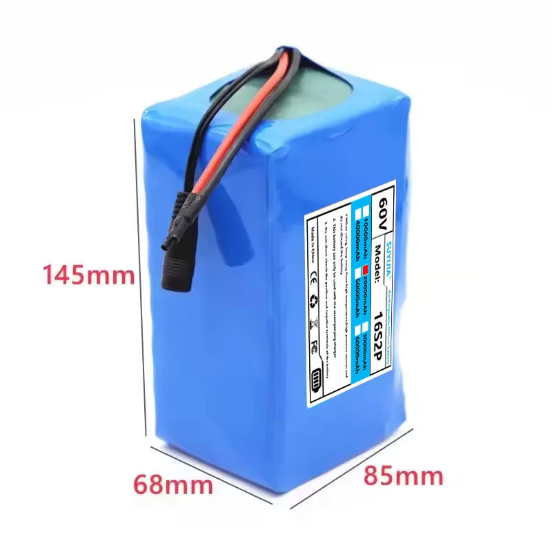 SUYIJIA Lithium-Ionen-Akku 60 V 20 Ah 18650 16S2P in Blau mit integriertem Hochleistungs-BMS für Elektrowerkzeuge - Bild 2