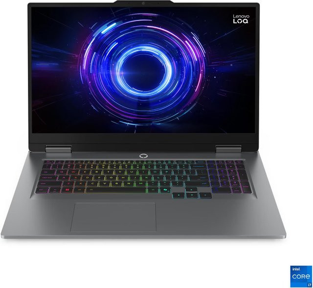 Lenovo LOQ 17IRX10 Gaming-Notebook in Luna Grey mit 17,3 Zoll Full HD IPS Display, Intel Core i7-14700HX, 16 GB RAM, 1 TB SSD und RTX 5070 - Bild 1