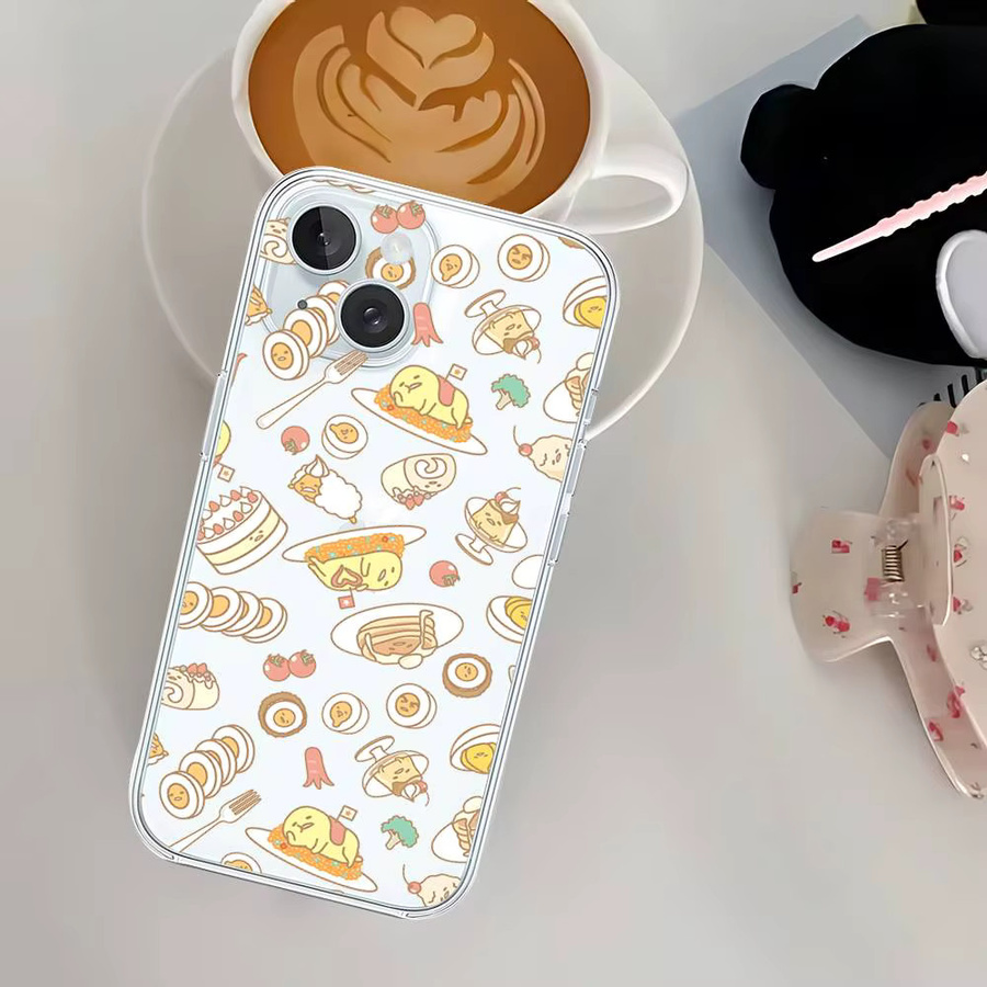 Mesuca G-Gudetama Handyhülle Transparent für iPhone 11 bis iPhone 17 Pro Max - Bild 3