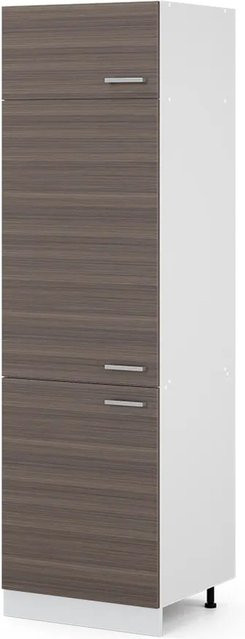 Vicco R-Line Kühlumbauschrank Hochschrank für die Küche, Grau/Weiß, B: 60 cm, T: 57,2 cm, H: 207 cm - Bild 1