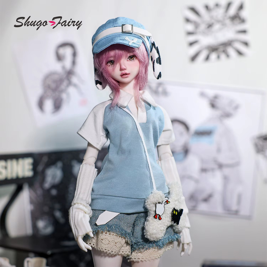 ShugaFairy Sano B Bjd Puppe 1/4, Japanischer Stil, Kawaii Anime Ästhetik, Gelenkpuppe, Komplettset - Bild 2