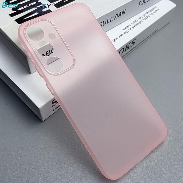 Ultra dünne matte Rüstung Schutzhülle aus TPU für Samsung S25FE S24 Ultra S23 S22 S21 Plus Note20 in Transparent White - Bild 1