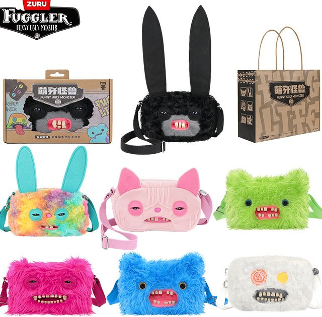 Fuggler Bagger Generation, Weiche Plüschpuppe Umhängetasche, Zahnmonster - Bild 1