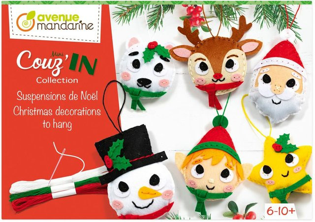 Avenue Mandarine Mini Couz’IN Weihnachtsanhänger Kreativ-Box Komplettset - Bild 1