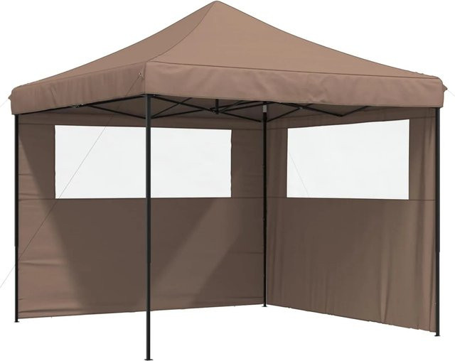 vidaXL Party-Zelt aus Oxford-Stoff in Braun, B/T/H: 292 x 292 x 315 cm - Bild 1