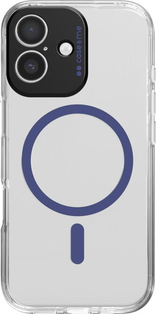 Transparente Apple iPhone 17 Hülle mit MagSafe-Kompatibilität in Blau - Bild 1
