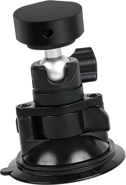 Cmperipheral Rechteckige Satelliten-Saugfußhalterung in Schwarz mit einstellbarem Winkel für Mini-Schüsseln zur temporären Installation an Yachtrelingen oder Dachträgern - Bild 1