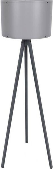 Opviq Stehlampe Grau aus Polypropylen und MDF mit E27 Fassung, B/T/H: 38 x 38 x 145 cm - Bild 1