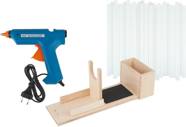 VBS Heißklebepistole mit Halterung in Blau - Bild 1