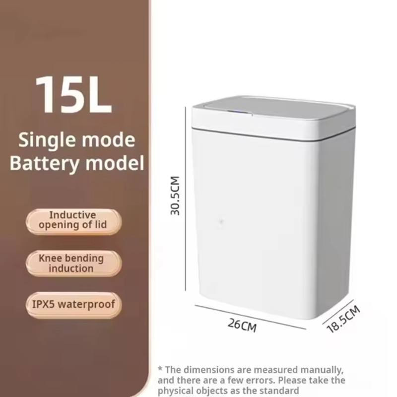 Intelligenter Mülleimer mit Sensor idealife, berührungslos und wasserdicht, 15 l, Grün - Bild 4