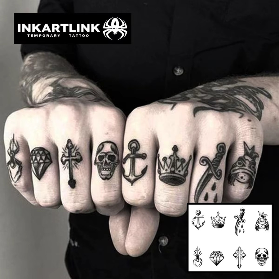 Inkartlink Temporäres Tattoo, 8 Stile, wasserfest, semi-permanent - Bild 2