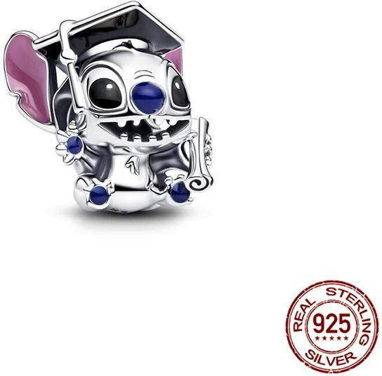 Mickey Minnie Marvel Iron Man Anhänger, Silber, Zirkonia, Kristall, Damen - Bild 1
