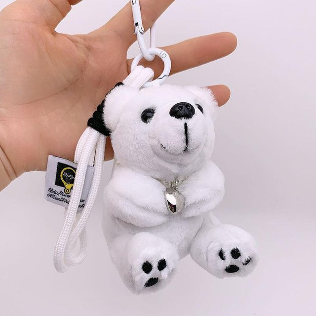 Eisbär-Puppe Schlüsselanhänger, Damen - Bild 1