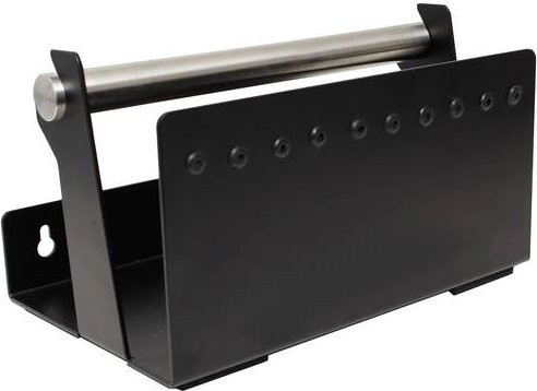 Quadrios Kabelabroller Schwarz aus Stahl mit 10 Löchern, B/H: 20 x 12 cm - Bild 1