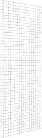 Bito Rückwand aus Gittersegmenten aus Stahl, Farbe: Silber, B/H: 100,0 x 245,0 cm - Bild 1