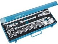 Hazet Steckschlüssel-Satz 1002, 18-teilig, 3/4 Zoll (20 mm) - Bild 1