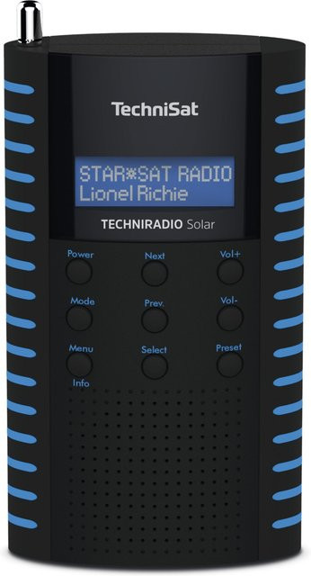 Technisat TechniRadio Solar Taschenradio in Schwarz und Blau - Bild 1
