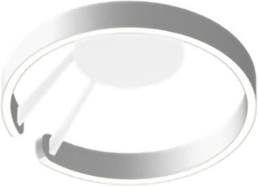 Occhio Mito aura 40 LED-Wand- und Deckenleuchte in Weiß matt und Silber matt mit dimmbarer Lichtfarbe von 2700K bis 4000K - Bild 1