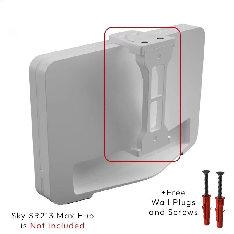 Sky SR213 Wi-Fi 6 Max Hub Wandhalterung für Wireless Home Broadband Router, Weiß - Bild 4