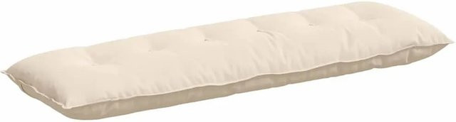 vidaXL Rückenkissen aus Mikrofaserstoff in Beige, B: 160 cm, H: 50 cm - Bild 1