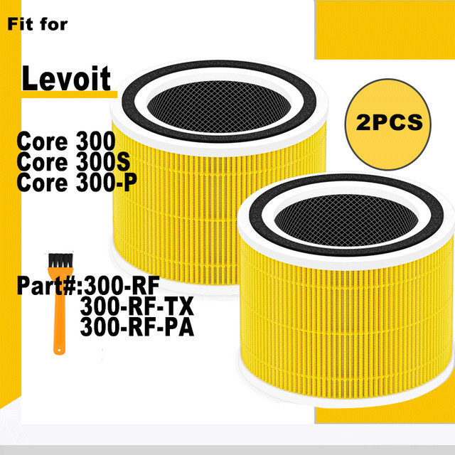 Ersatzfilter für Levoit Core 300, Core 300s und Core 300-P Luftreiniger in Gelb - Bild 1