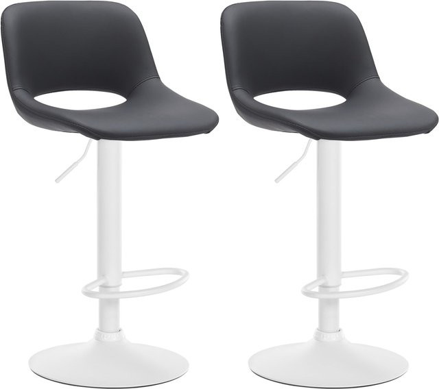 CLP 2er Set Barhocker Camden mit Kunstleder-Bezug in modernem Design - Bild 1