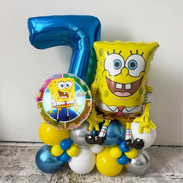 Potdemiel SpongeBob Schwammkopf Patrick Star Ballon-Set, 28-teiliges Set - Bild 1