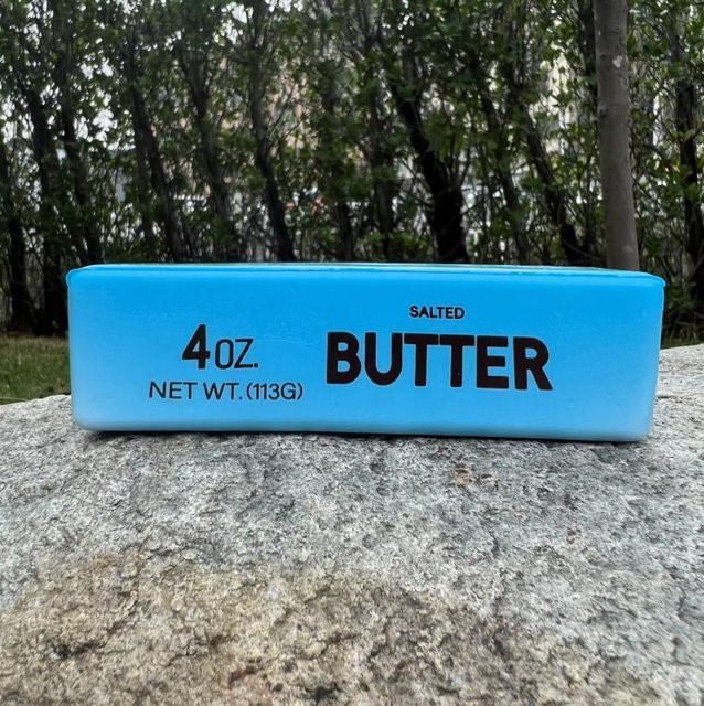 Topmix Butterstange Quetschspielzeug, 3-teiliges Set, blau - Bild 1