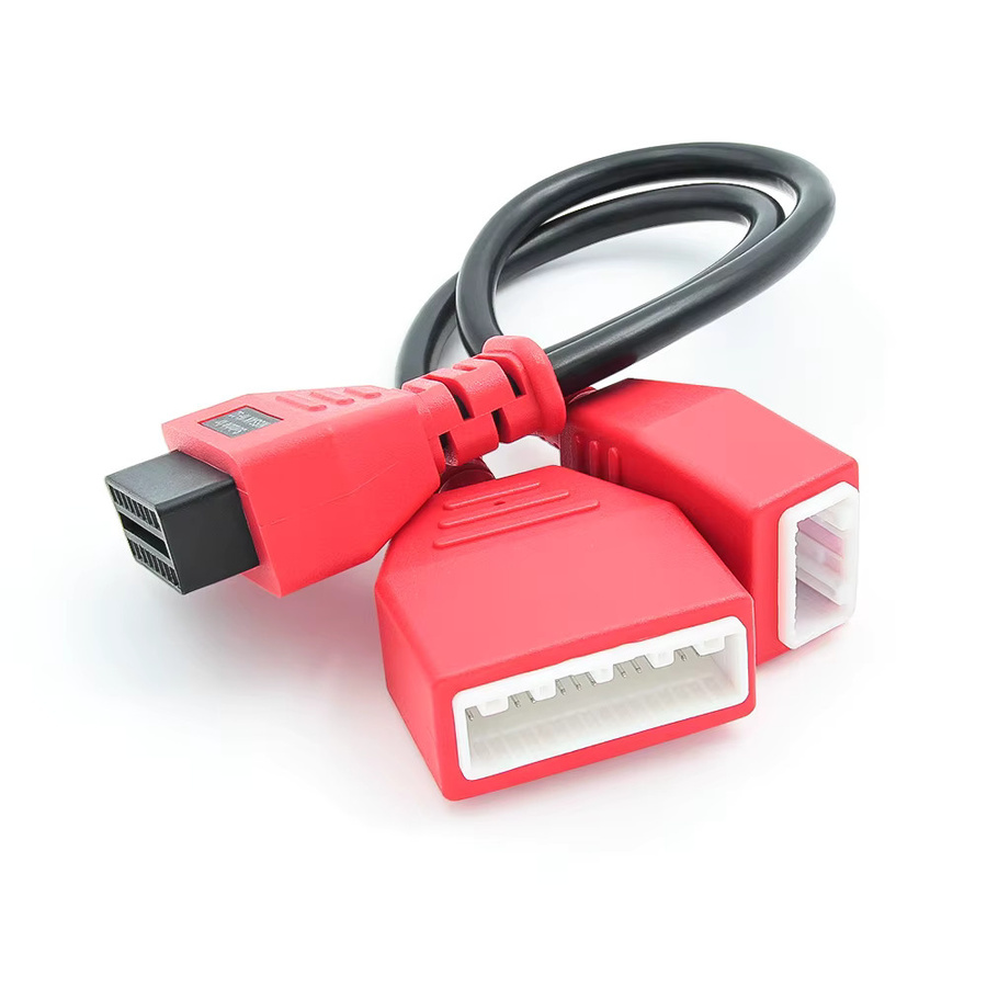 JFIND Gateway OBD2-Adapterkabel für Nissan in Rot, passend für Autel IM508 IM608 und Lonsdor K518SE - Bild 2